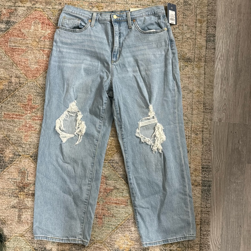 🆕NWT*UNIVERSAL THREAD Vintage Straight Jean size 14/32 Crop 26” inseam